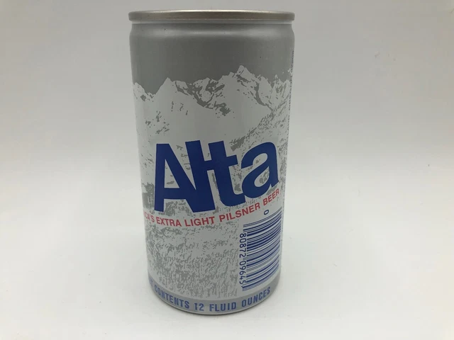 Alta Extra Light Pilsner Beer Can 12 oz Pull Tab Blitz Weinhard  Portland OR