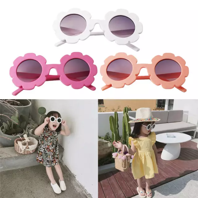 3 Pairs Baby Boy Girl Round Goggles Toddler Child Soft Plastic UV400 Sunglasses