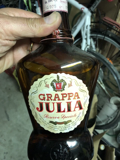 BOTTIGLIA RARA Grappa JULIA Riserva Speciale 40%vol vintage Lotto 0,075 ...