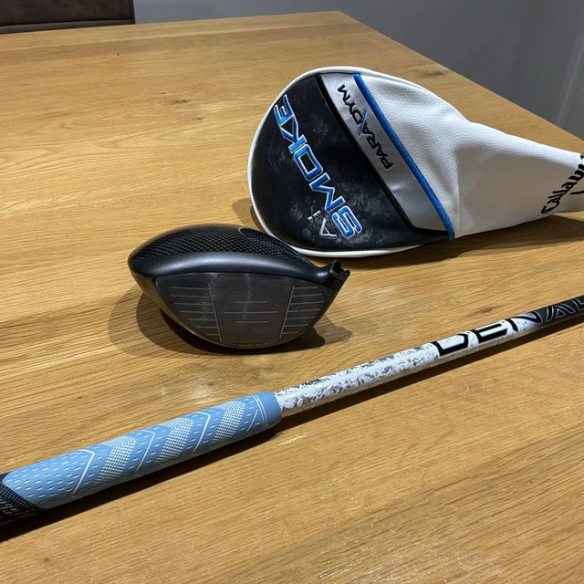 Used Callaway Paradym Ai Smoke Triple Diamond 9.0* Driver Head Only + HC