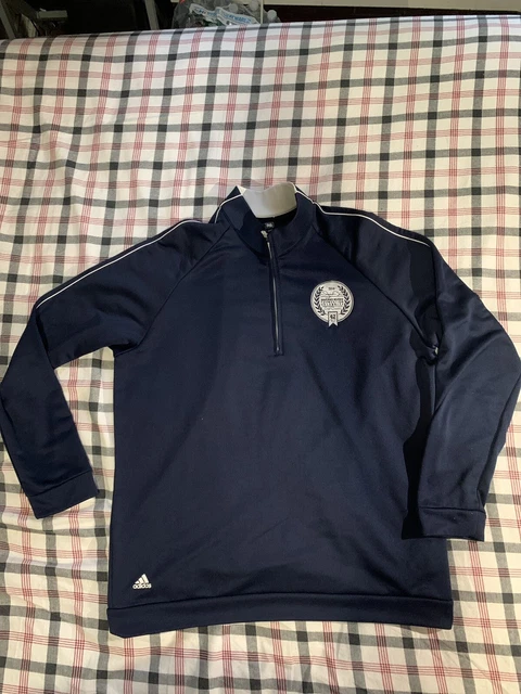Adidas Mariano Rivera Golf 3 Stripes Track Jacket Navy Blue 2014 Size XL