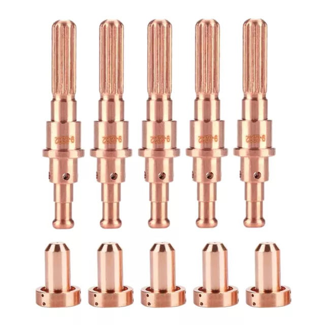 5Pcs 9-8215 Plasma Cutter Torch Electrode 9-8210 Nozzle Replacement To Electrode