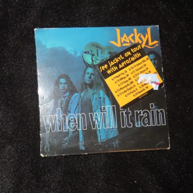 Jackyl When Will It Rain CD Single [Maxi Single] 1993 Geffen RARE DISC