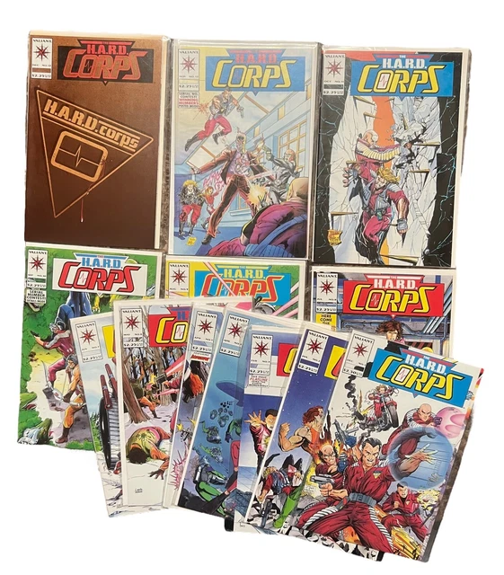 Lot Of 13 The Hard Corps Valiant Comic Books # 1 2 3 4 5 6 7 8 9 10 11 12 13 NM