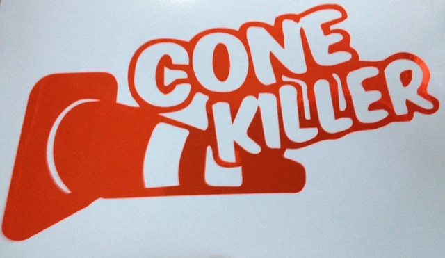 Cone Killer Autocross Macbook Sticker Decal Car Vinyl JDM illest iPad Stance