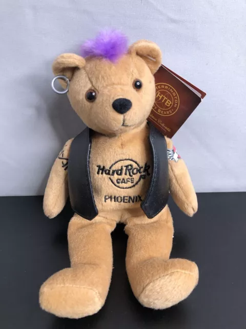 Hard Rock Cafe Phoenix Stuffed Plush Herrington Teddy Bear Limited Edition