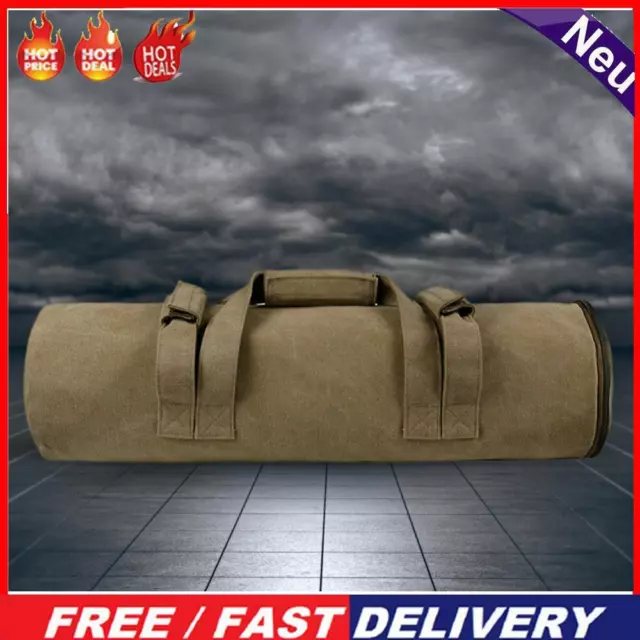 Canvas Puching Bag Wear-resistant Power Sand Bag Sports Equipment (Khaki)