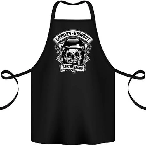 Respect Brotherhood Motorcycle Biker Bike Cotton Apron 100% Organic