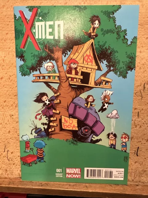 X-MEN #1 (2012) Variant Cover Skottie Young Marvel Comics - UNREAD
