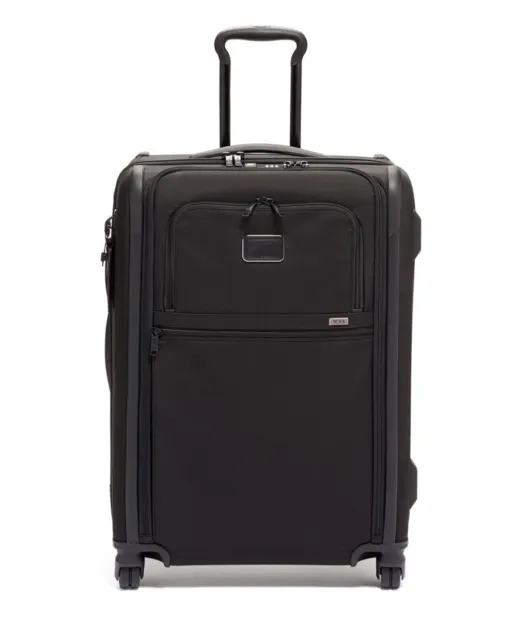 TUMI ALPHA 3 Short Trip Expandable 4 Wheeled Packing Case BLACK 26" $1095 220306