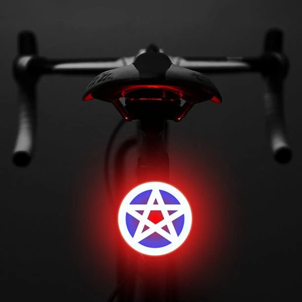 LED bike rear light rechargeable night riding accessories