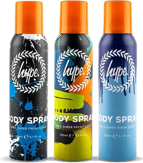 Hype Trio Of Body Spray Gift Set
