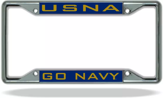 US Naval Academy USNA GO NAVY License Plate Frame