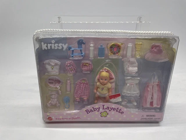 Barbie Baby Krissy Layette 1999 - Mattel - NRFB - Édition Limitée Avec Accessoires