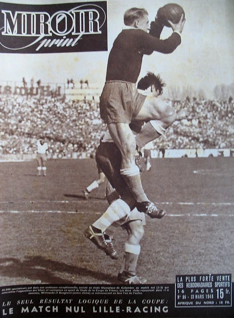 Miroir des Sports du 10/03/1931; 1/4 de finale coupe de