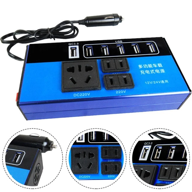 Voiture Convertisseur Voiture Universel puissance DC12V 24V To DC110V /