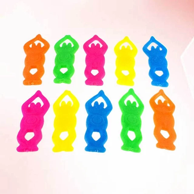 20pcs Rabbit Spoof Toys Catapult Plaything Funny TPR Toys for Halloween April