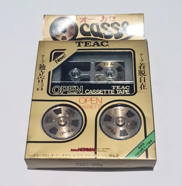 TEAC OCASSE OC-2N OPEN REEL TO REEL CASSETTE Blank Audio Cassette Japan  1984 £387.10 - PicClick UK