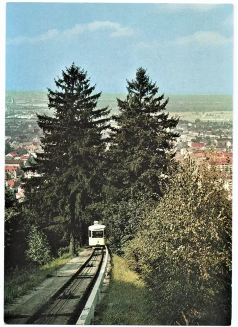 alte Ak Karlsruhe, Turmbergbahn Durlach, Straßenbahn, ungelaufen