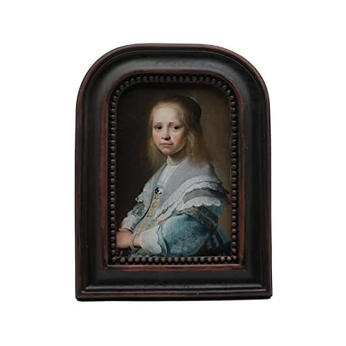 YULINK 4x6 Vintage Picture Frame Antique Ornate Rustic Brown Photo Frame for ...