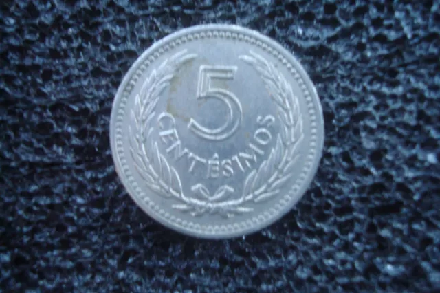 Uruguayan Coin  Uruguay 5 Centesimos 1953 Coin Artigas