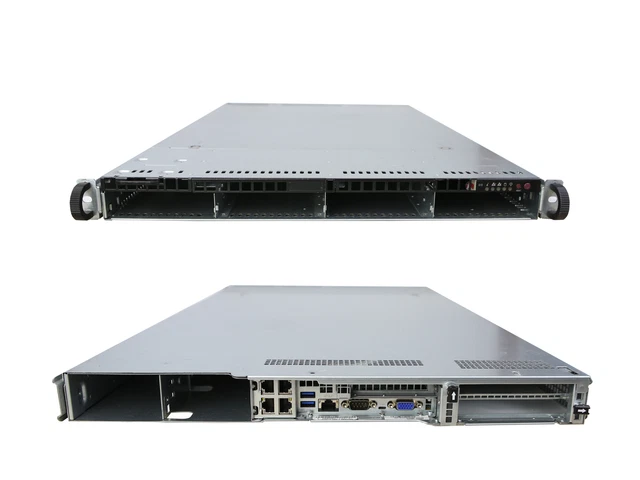 Supermicro CSE-819U Server 1U X10DRU-i+ REV: 1.02B 4x LFF 3.5 without CPU PSU