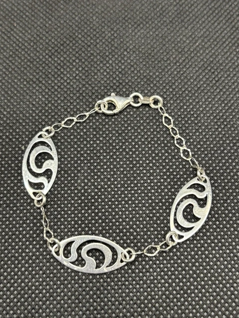 Bracelet Argent Maille Boule - Bijoux Léa Rêve