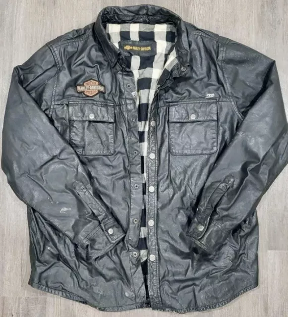 Harley Davidson Mens Jacket Size 2XL READ DESCRIPTION