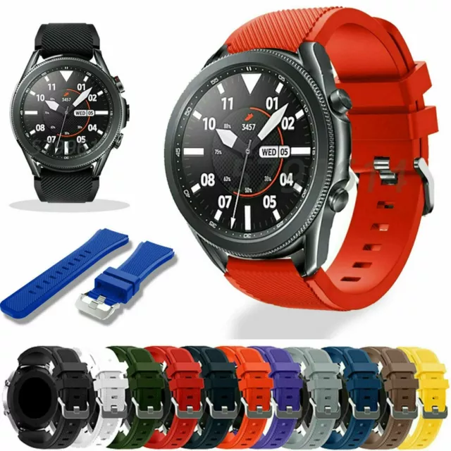 US Silicone Bracelet Strap Replacement Watch Band For Samsung Galaxy Watch 46mm