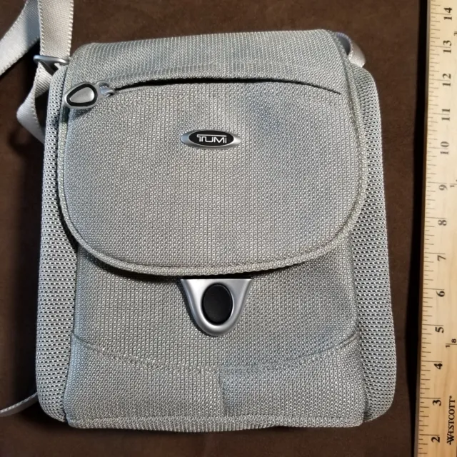 Tumi T3 Apex Travel Tote Shoulder Bag Adjustable Silver