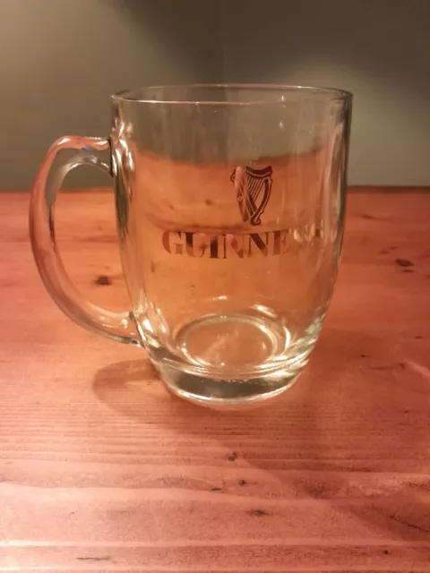 Collectable Guinness Pint Glass With Handle