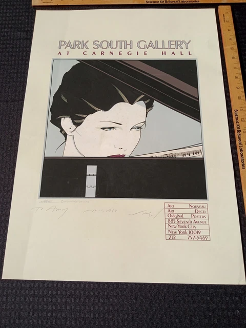 patrick nagel original hand signed