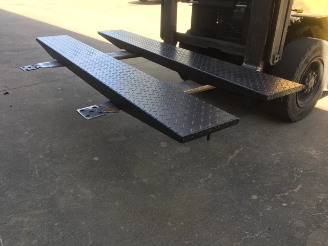 Pair Of Extension Ramps For Tandem Car Trailer Suit 12 14 16Ft 15Ft  Box Trailer