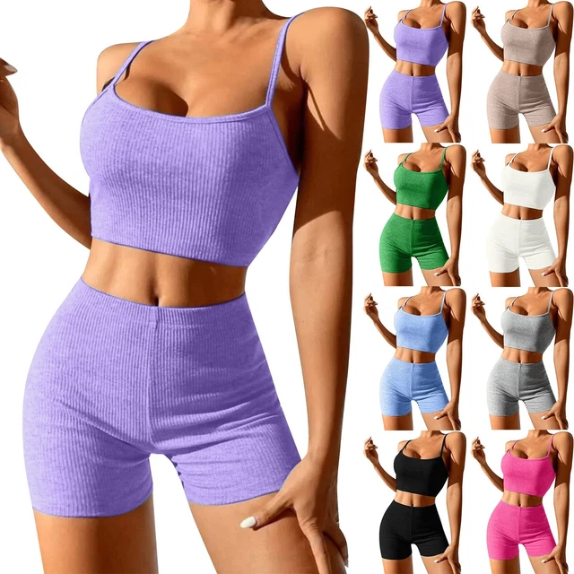 Personality Design Sexy Suspender Shorts Fashion Suit Yoga Sports Suit