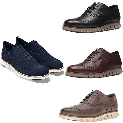 COLE HAAN MEN Dress Formal Casual Shoes Zerogrand Wingtip Leather Oxford Shoes $265.95 - PicClick