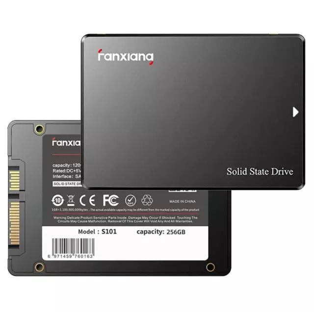 Fanxiang 256GB SSD 2.5" SATA III 6 GB/s Interne Festplatte SSD Solid State Drive