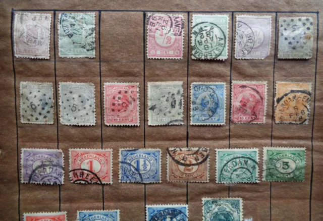 Altes Briefmarken Lot von Niederlande und Kolonien