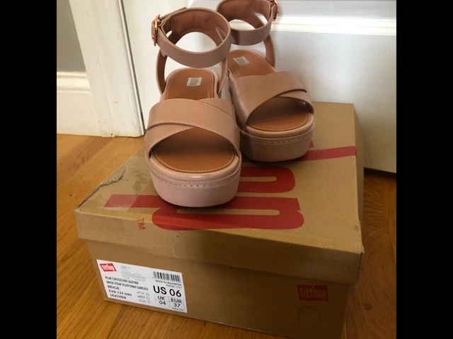 FitFlop Pilar Womens Beige Buff Size 6 NWT