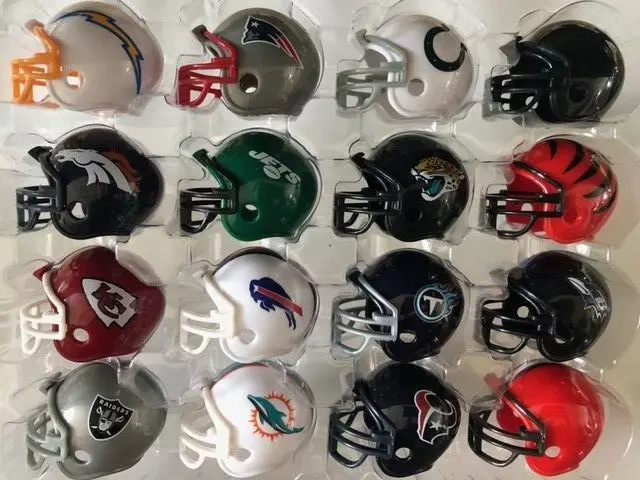 NFL Mini American Football Helmet Mini Team Helmet Riddell Pocket Size Loose New 2