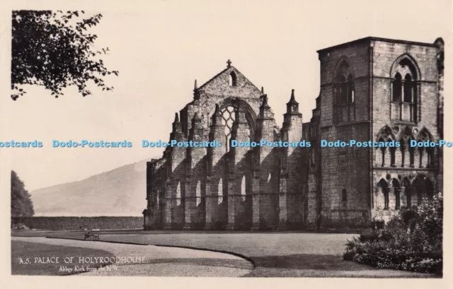 R689002 Palace of Holyroodhouse. Abbey Kirk From The N. W. Ministry of Works. RP