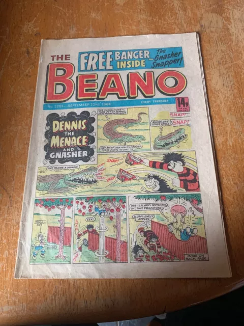 DC Thompson THE BEANO Comic. Issue 2201. September 22nd 1984 **Free UK Postage**