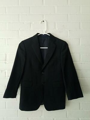 Joseph Abboud Blazer Suit Jacket Boys 10 regular Designer $70 Black Sport Coat