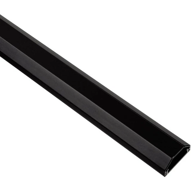 Hama Canalina passacavi Alluminio Nero rigido (L x L x A) 1100 x 50 x 26 mm 1