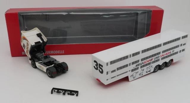Herpa Scania R '04 TL Kühlkoffer-Sattelzug Domig, 1:87 (Gebraucht) in