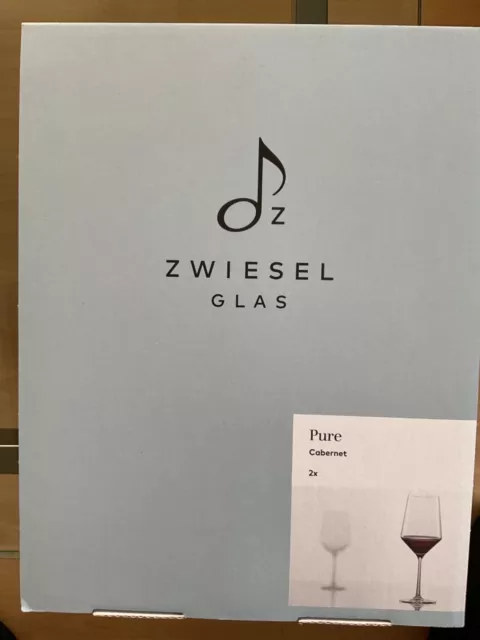 2 Rotweingläser  Schott Zwiesel Pure Cabernet neu und Ovp