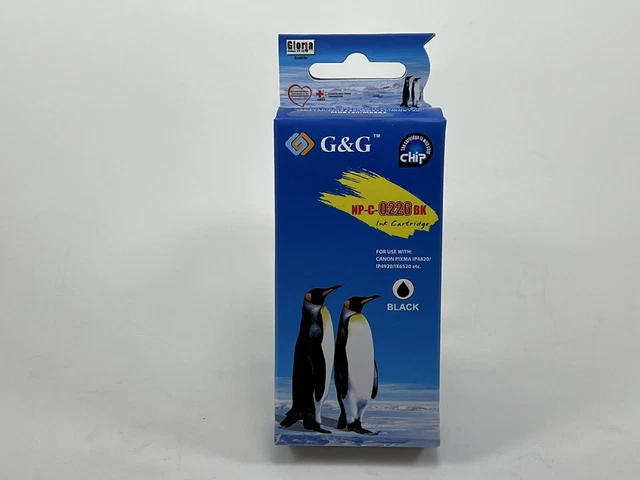 G&G Ink Canon Pixma NP-C-0226 BK Black Canon MG5120 MG5220 MG5320 MX892 MX712