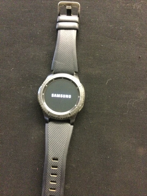 Samsung Gear S3 Frontier 46mm R760 Bluetooth Smartwatch Black GOOD Condition