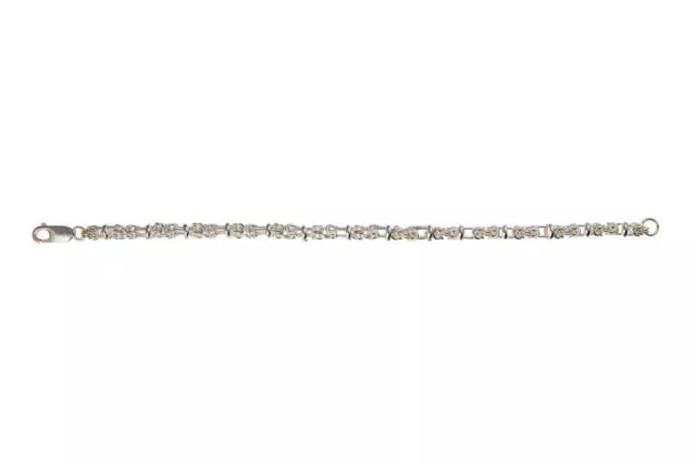 Byzantin Bracelet Lien Argent Sterling