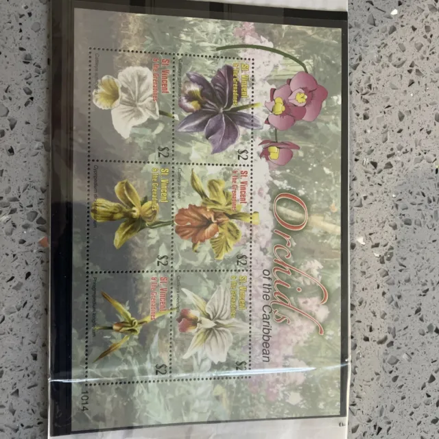 ST VINCENT & THE GRENADINES STAMPS Orchids Of The Caribbean