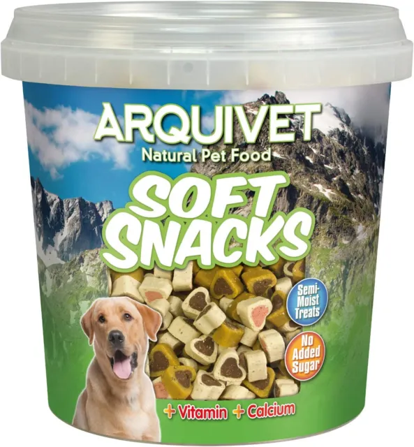 Arquivet Snack Naturales Entrenamiento perro 800 gr pollo,cordero,arroz,salmón